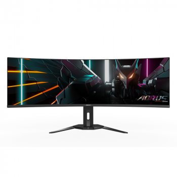 Монитор GIGABYTE AORUS CO49DQ 49&quot; QD-OLED, DQHD (5120x1440), Curved 1800R, 144 Hz, 0.3ms, 10-bit