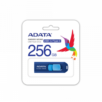 USB Флаш памет 256GB TYPE-C UC300 ADATA BLUE