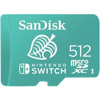Карта памет SanDisk for Nintendo Switch, microSDXC UHS-I, 512GB, До 100MB/s
