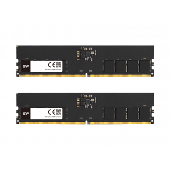 Памет Silicon Power 32GB (2x16GB) DDR5 4800MHz CL40 UDIMM SP032GBLVU480F22