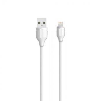 Кабел за данни LDNIO LS372, Lightning, 2.0m, Бял 