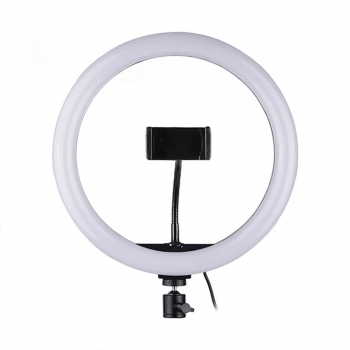 LED Ring осветление No brand M26, 26см, 20W, Черен