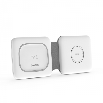 Безжично зарядно устройство Earldom ET-WC19, 3в1, Qi, Бял 