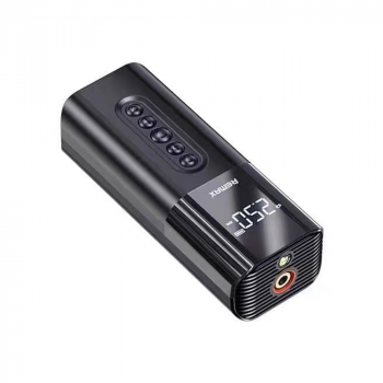 Air pump Remax D12L, Flashlight, 3000mAh, Black 