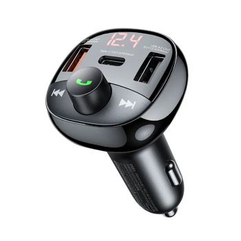 FM Transmitter Remax Lodi RCC331, Car charger, 54.5W, Bluetooth, Black – 