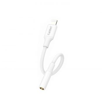Адаптер Earldom ET-OT78, Lightning to 3.5mm (F), White - 40363