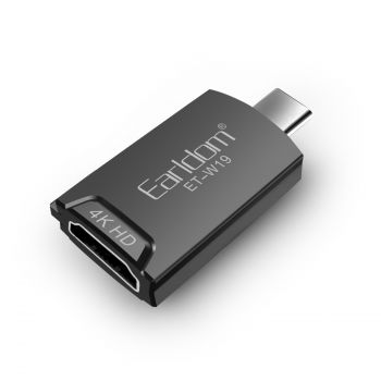 Адаптер Earldom ET-W19 HDMI - Type-C, HD 4K, Gray - 40376