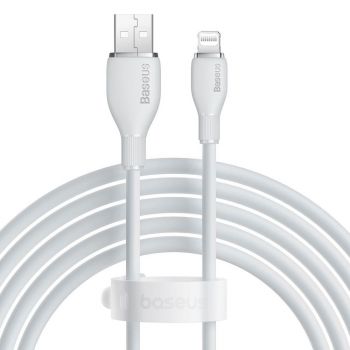 Кабел за данни Baseus Pudding, Lightning, 1.2m, White - 40428