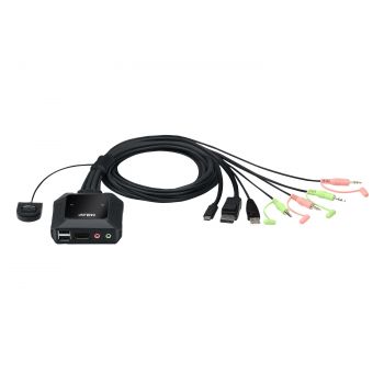 Превключвател KVM ATEN CS52DP, Дву портов USB-C DisplayPort