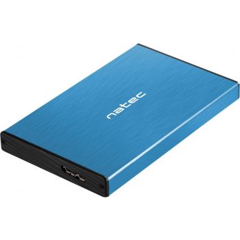 Чекмедже за твърд диск 2,5&rsquo;&rsquo;, Natec Rhino Go, USB 3.0, син