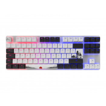 Геймърскa механична клавиатура Dark Project 87 Fuji RGB TKL - G3MS Sapphire Switches, ABS