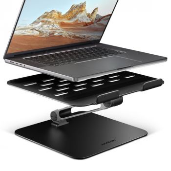 Артикул AXAGON STND-LQB stand for notebooks and tablets. Aluminum HQ stand for laptops size 10-17.3...