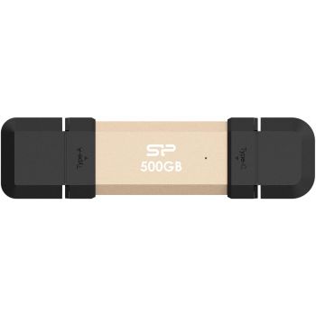 SSD външен Silicon Power UC3S72 500GB, USB3.2 Gen2,DS72,Gold