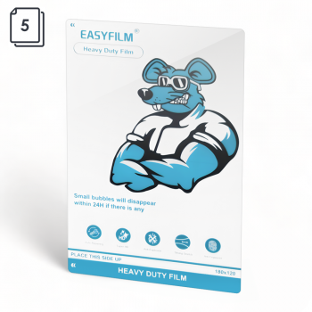 Protective film sheet No brand, Hydrogel, 5 pcs, For plotter, TPU, Clear, Heavy Duty, 210um, 120x180mm 