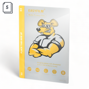 Protective film sheet No brand, Hydrogel, 5pcs, For plotter, TPU, Anti-Spy, Matte, 180um, 120x180mm 