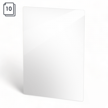 Protective film sheet No brand, Hydrogel, 10pcs, For plotter, UV PET, Clear, 150um, 120x180mm 