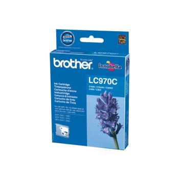 Консуматив за принтер BROTHER LC-970C Ink cyan 300 pages for DCP-135C DCP-150C MFC-235C MFC-260C LC970C