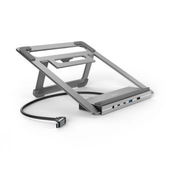 Hama &quot;Connect2Office Stand&quot; USB-C докинг станция, стойка за лаптоп, 12 порта