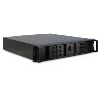Кутия за сървър InterTech IPC 2U 2098-SK - Classic 19&quot; Rack, Mini ITX, &mu;ATX