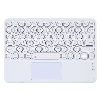 Клавиатура No brand Z16, Тъчпад, Bluetooth, Бял