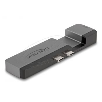 Докинг станция Delock for MacBook Pro / MacBook Air Thunderbolt&trade; 4, 5K Резолюция / 100 W PD / 10 Gbps Hub / LAN / Audio