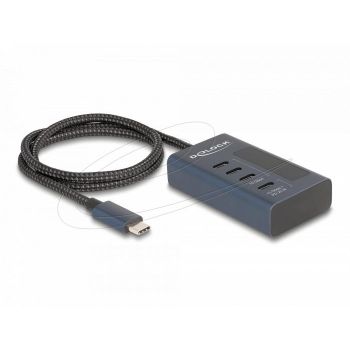 Delock USB Хъб, 4 x USB Type-C, 10 Gbps