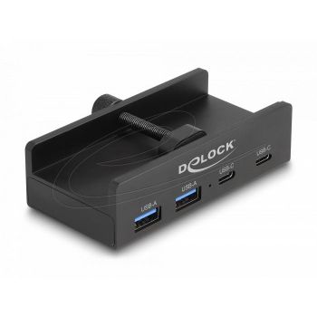 Delock USB Хъб, 4 порта, 5 Gbps, 2 x USB-A, 2 x USB-C