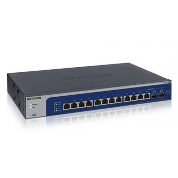 Мрежов суич NETGEAR 12 Port 10-Gigabit/Multi-Gigabit Ethernet Easy Smart Managed Switches XS512EM-200EUS