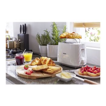 Мултикукър Philips Daily Collection Toaster Hd2581/00 Settings Integrated Bun Warming Rack Compact Design HD2581/00