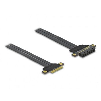 Riser карта DeLock, PCI Express x4 към x4, 30 см.