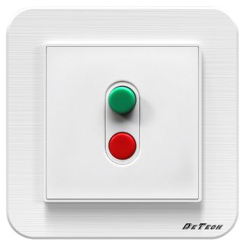 Water heater switch DeTech DE-9223-AC, 20A, 250V, Concealed, IP20, White - 75038