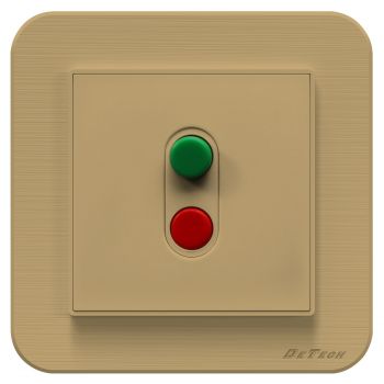 Water heater switch DeTech DE-9223-AC, 20A, 250V, Concealed, IP20, Gold - 75053