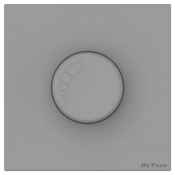 Electric dimmer switch DeTech DE-9225-71, 200W, Concealed, IP20, Grey - 75101