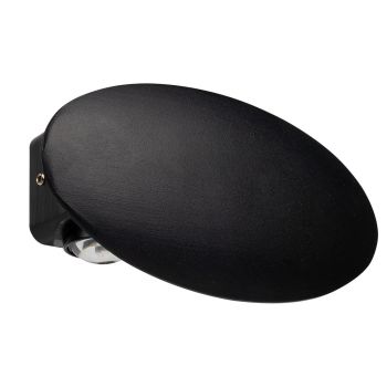 Wall Light Sconce DeTech , 6*1W,  4000K, IP44,  Oval, Black - 77032