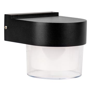 Wall Light Sconce DeTech , 1*5W,  4000K, IP44,  Black - 77035