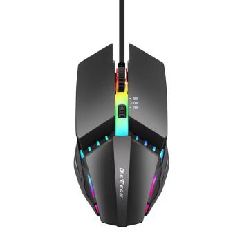 Мишка DeTech D5, Optical, Black - 774