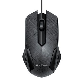 Мишка DeTech D9, Optical, Black - 778