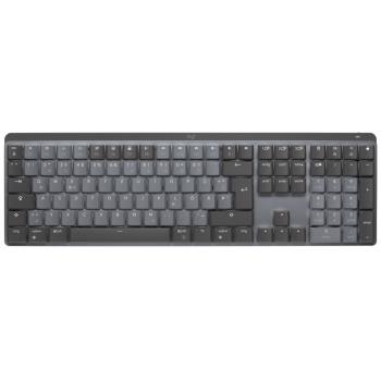 Безжична Клавиатура Logitech MX Illuminated Performance, механична, подсветка, Graphite