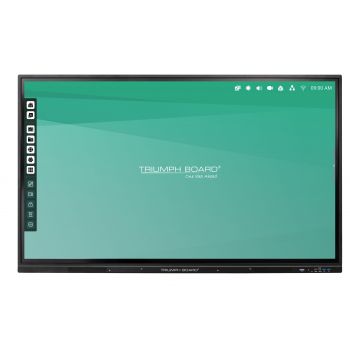 Интерактивен мулти-тъч дисплей TRIUMPH BOARD 86&quot; IFP, Черен панел, Android 13