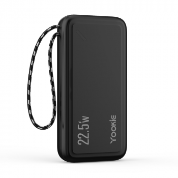 Power bank Yookie YO11, 20000mAh, 22.5W, Black 