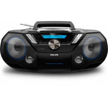 Радио PHILIPS Bluetooth CD Radio 12W RMS MP3-CD USB DAB+ FM AZB798T/12