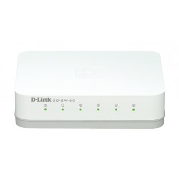 Суич D-Link GO-SW-5G/E, 5 портов 10/100/1000 