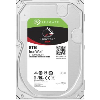 Bundle SEAGATE NAS HDD 8TB IronWolf 7200rpm 6Gb/s SATA 256MB cache 89cm 3.5inch 24x7 CMR for NAS and...