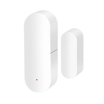 Смарт сензор No brand PST-WD002, За врата/прозорец, Wi-Fi, Tuya Smart, Бял 