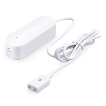 Смарт сензор No brand PST-WW002, За алармиране при наводнение, Wi-Fi, Tuya Smart, Бял 