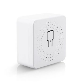 Смарт превключвател No brand PST-AP-SMT, 1 канал, 220V, 16A, Wi-Fi, Tuya Smart, Бял 