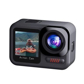 Waterproof action camera No brand AC08-2, 24 Mp, 5K with WIFI, 170°, HDMI, Black - 91065