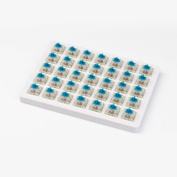 Суичове за механична клавиатура Keychron Cherry MX, Blue, RGB, Switch Set 35 броя