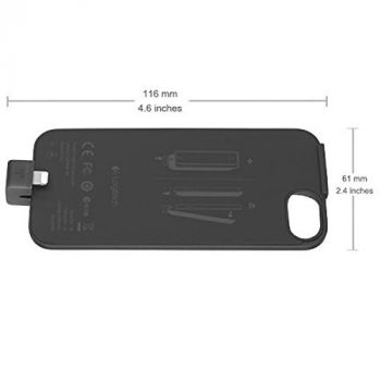 LOGITECH BATTERY ENERGY CASE IPHONE for iPhone 5/5S 2300MAH GREY