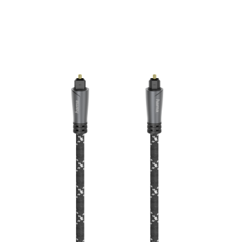 Оптичен аудио кабел HAMA ODT plug (Toslink), метал, 1.5 м